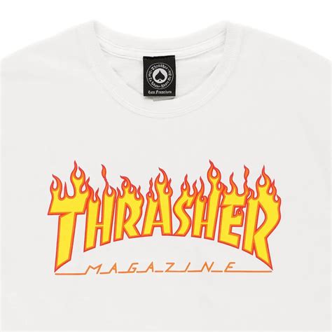 Thrasher Maglietta Grey Skate Mag .